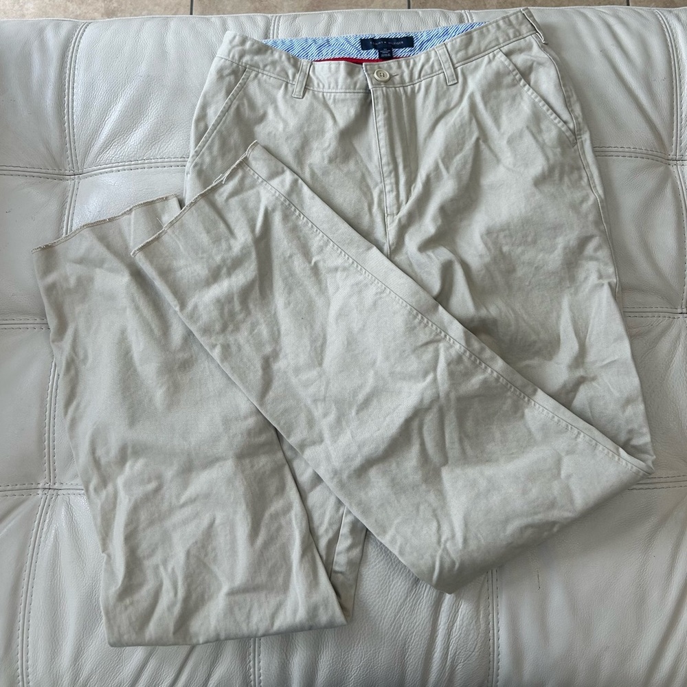 Tommy Hilfiger Light Cream Khaki Chino Pants